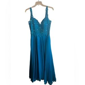 Blue Evening Dress
